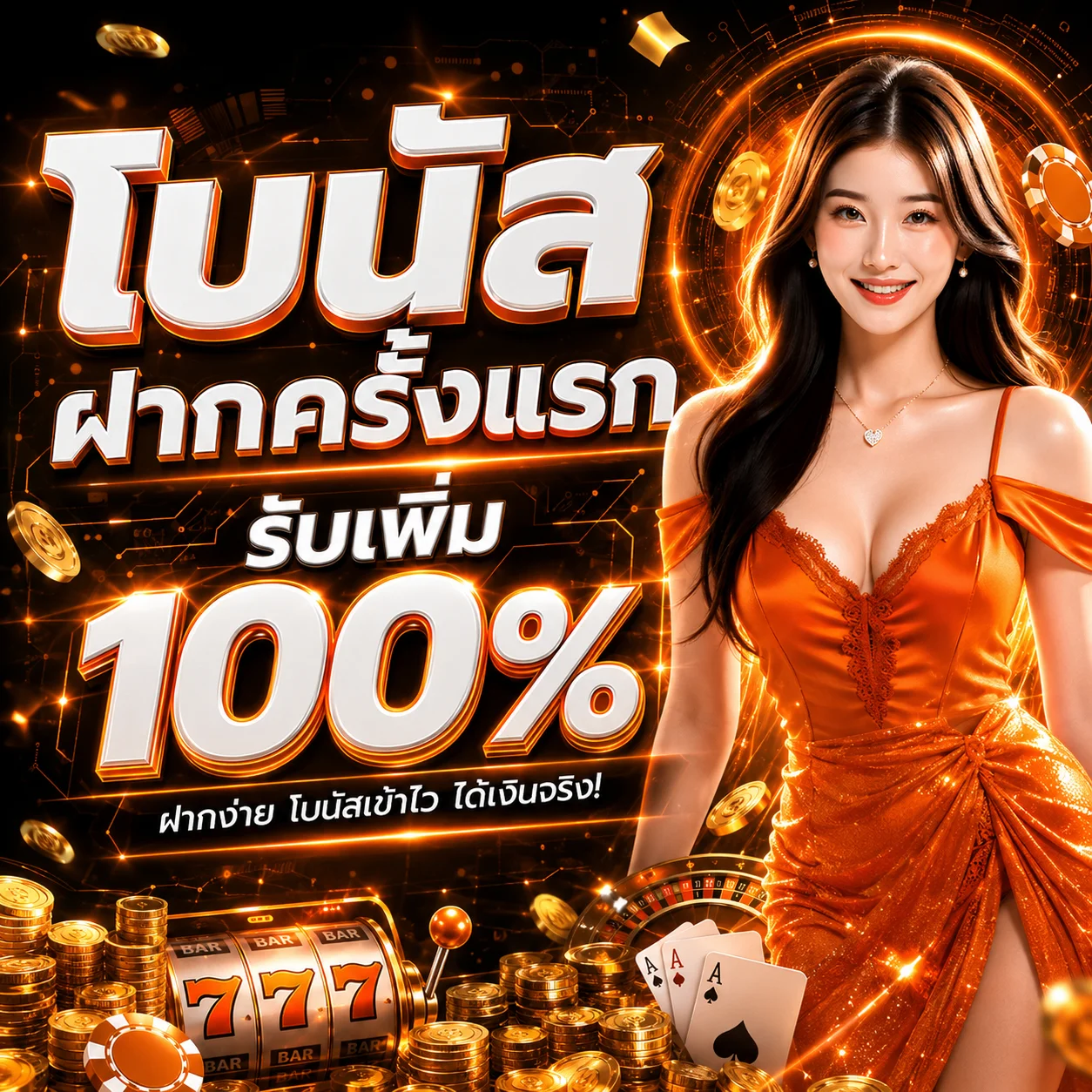โบนัสฝากครั้งแรก X5BET รับเพิ่ม 100 เปอร์เซ็นต์