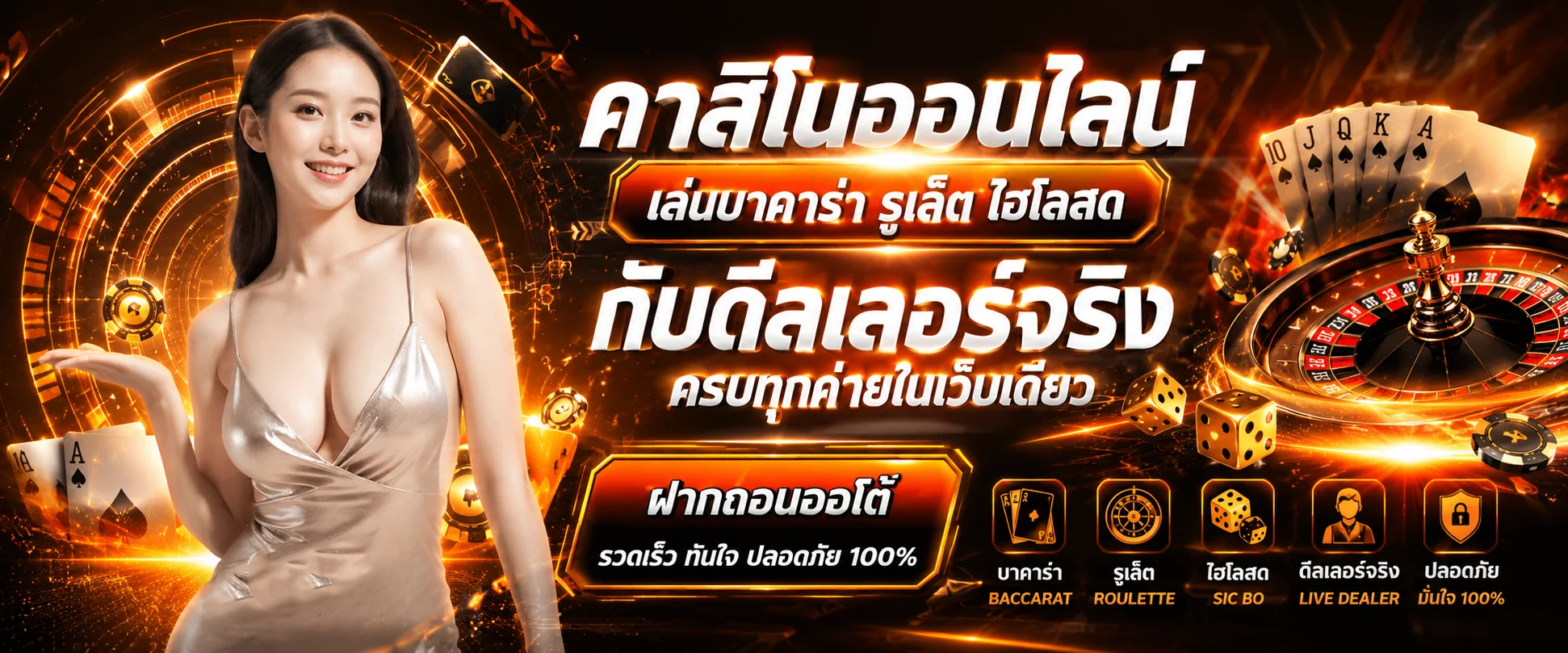 X5BET คาสิโนออนไลน์ ถ่ายทอดสดบาคาร่าและเกมโต๊ะ